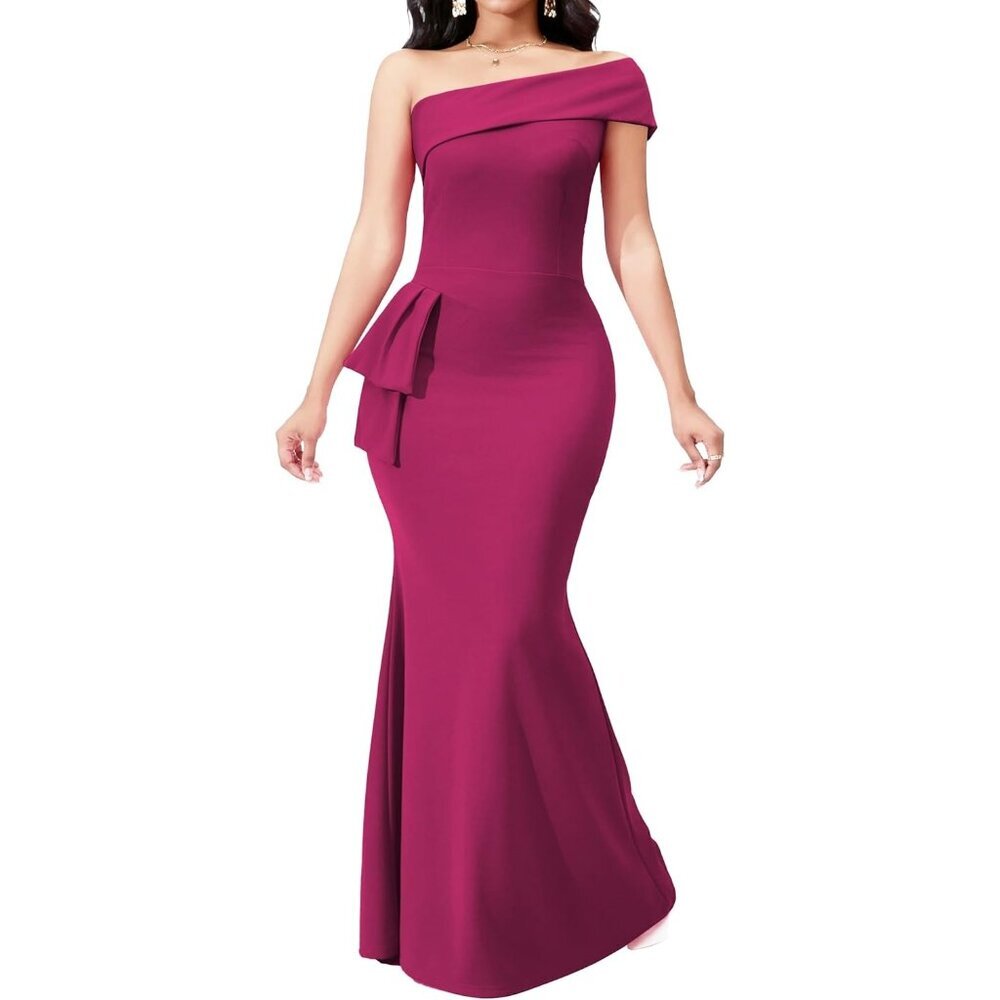 Women's A-rose Long Floor Length Mermaid Imported Pull On Maxi Dress